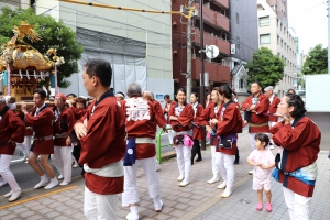 町内渡御　平河町一丁目町会