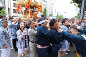 町内渡御　麹西連神輿⑤