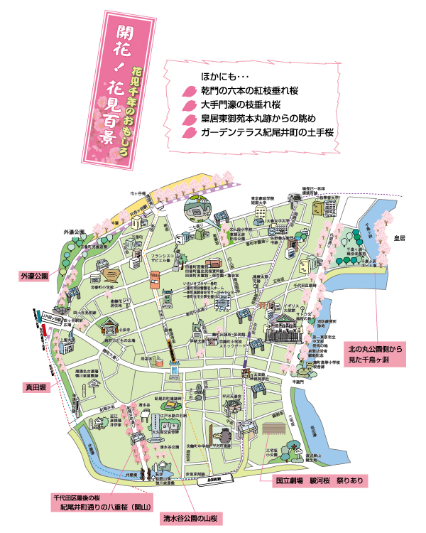４月１９日　麹町界隈の桜、しばしのお別れです...
