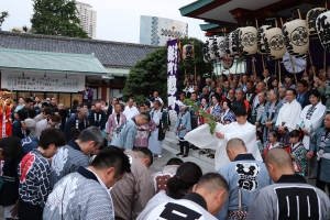 神職による清め