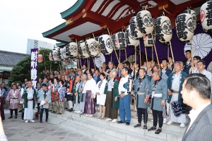 氏子総代、区長、都知事