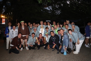 宮入終了後 安堵の表情
