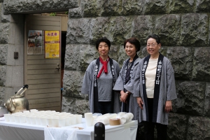 途中の給水は宮元のみなさん