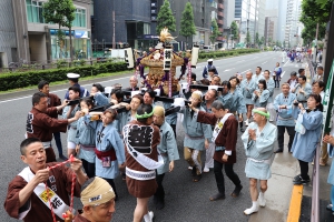 町内渡御　出発です！